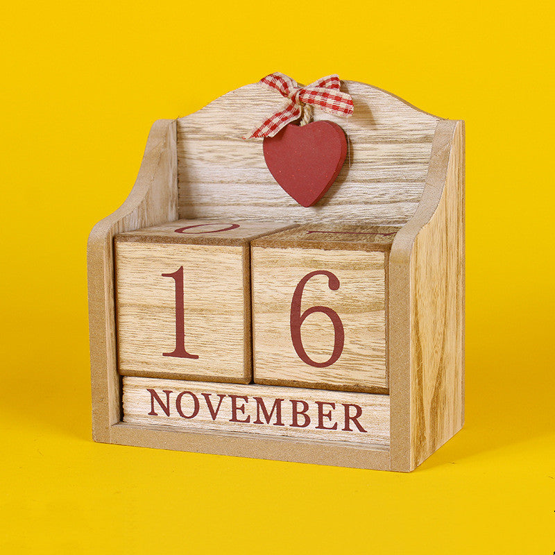 Christmas Wooden Decoration Calendar Craft