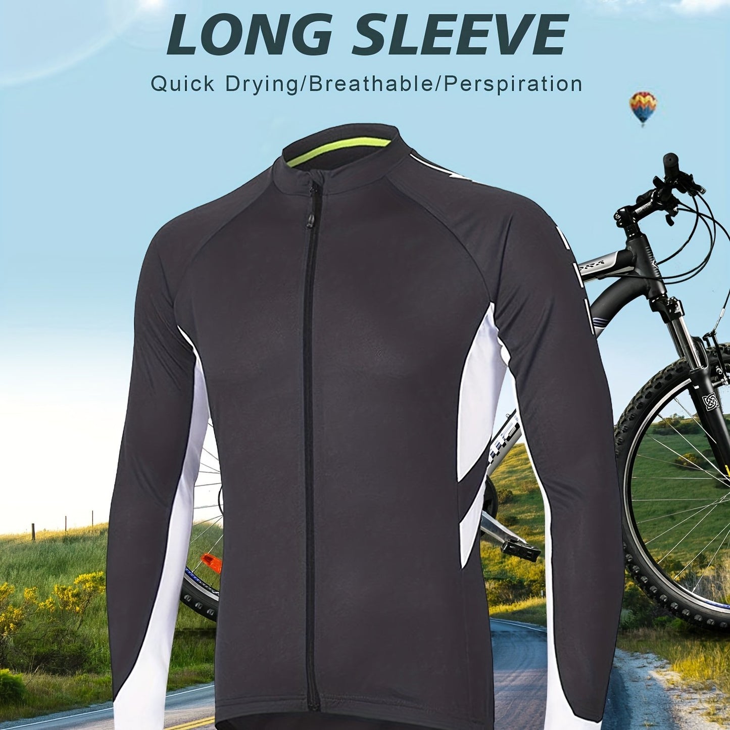 Men’s Elite Cycling Jersey – Quick-Dry, Full Zip, Pockets - Clickilix