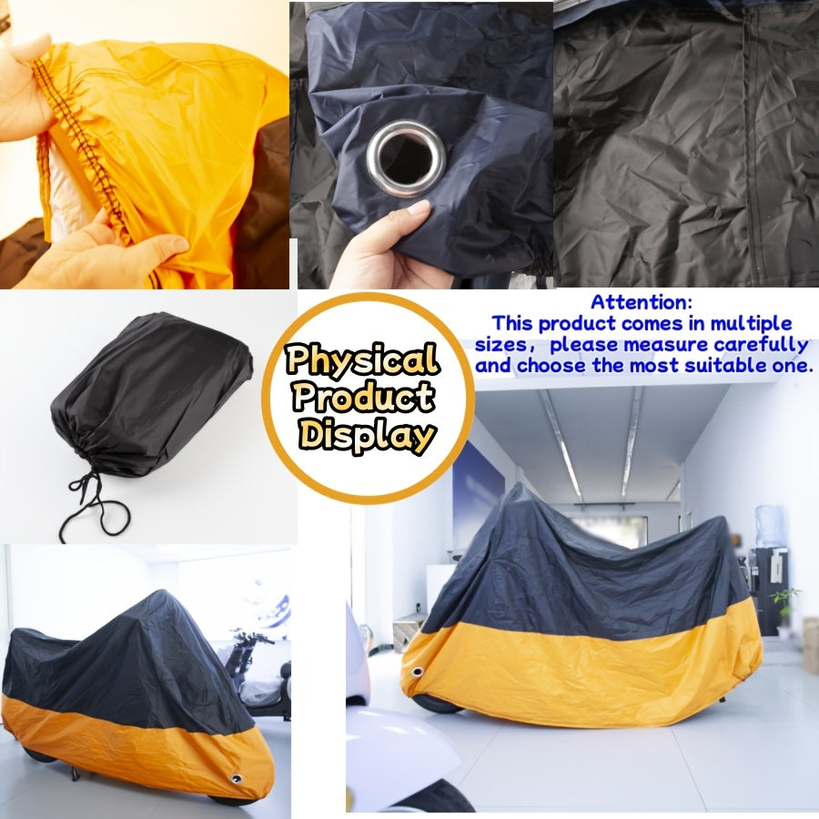 All-Season Motorcycle Cover – Weatherproof Protection with Anti-Theft Lock Hole