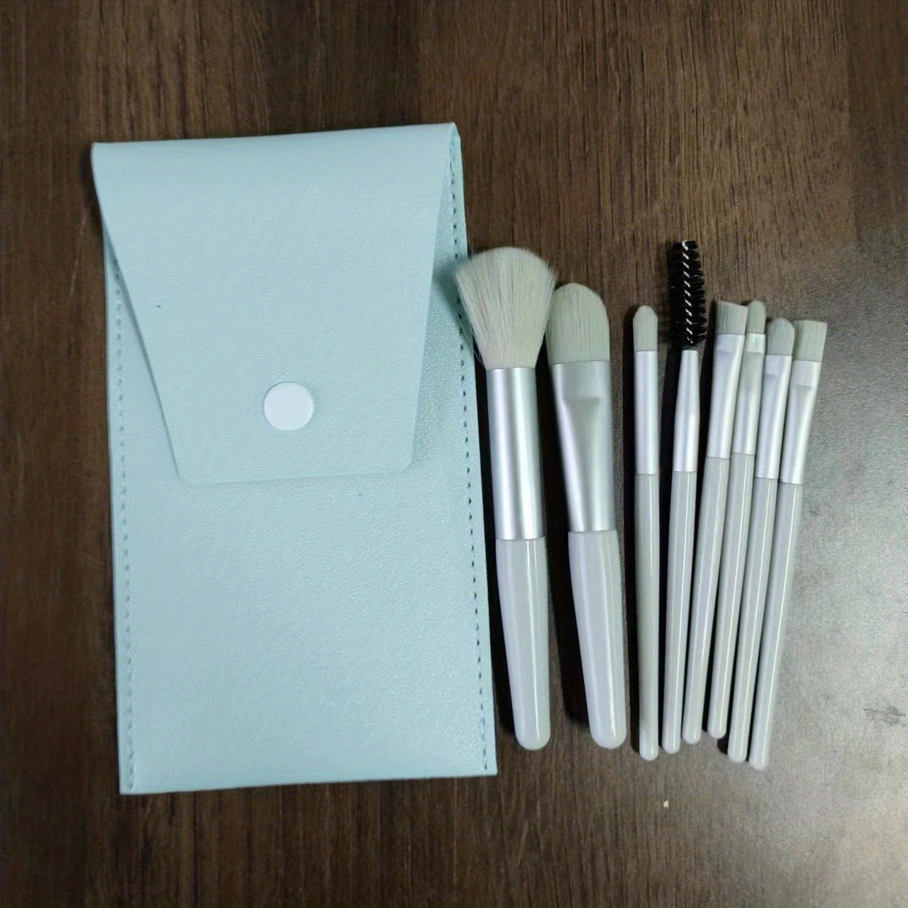 8pcs Soft Makeup Brush Set with Bag