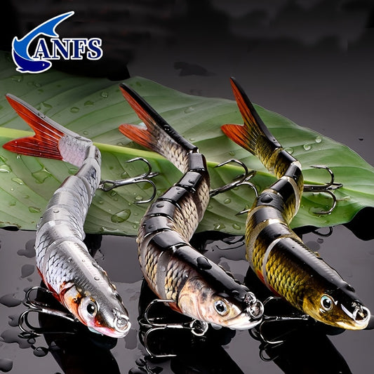 Multi-Jointed Swimbait Crankbait for Bass & Trout - Clickilix