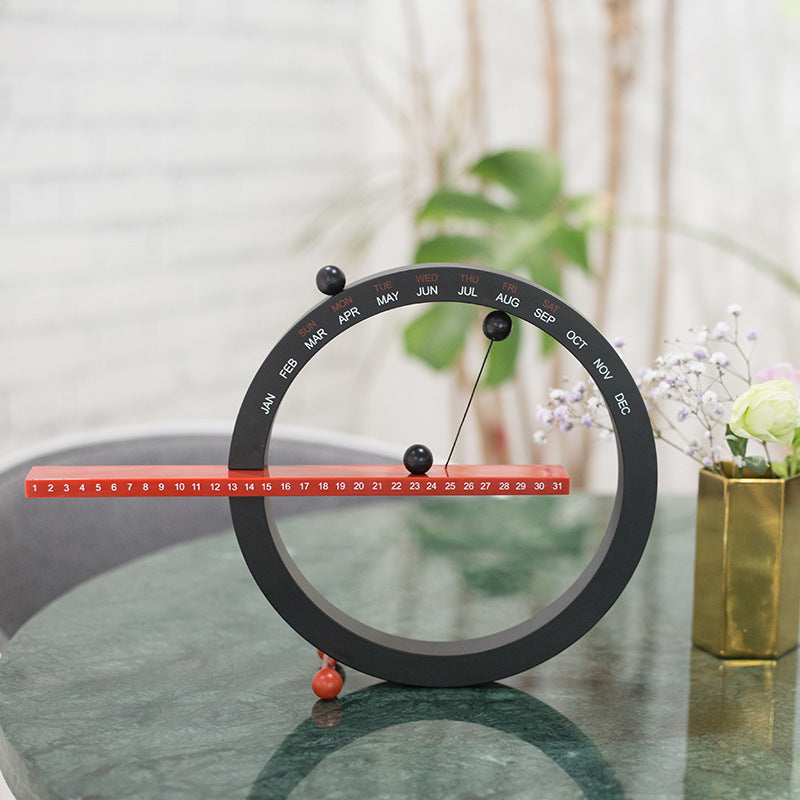 Creative Handmade Wooden Desk Calendar Decoration