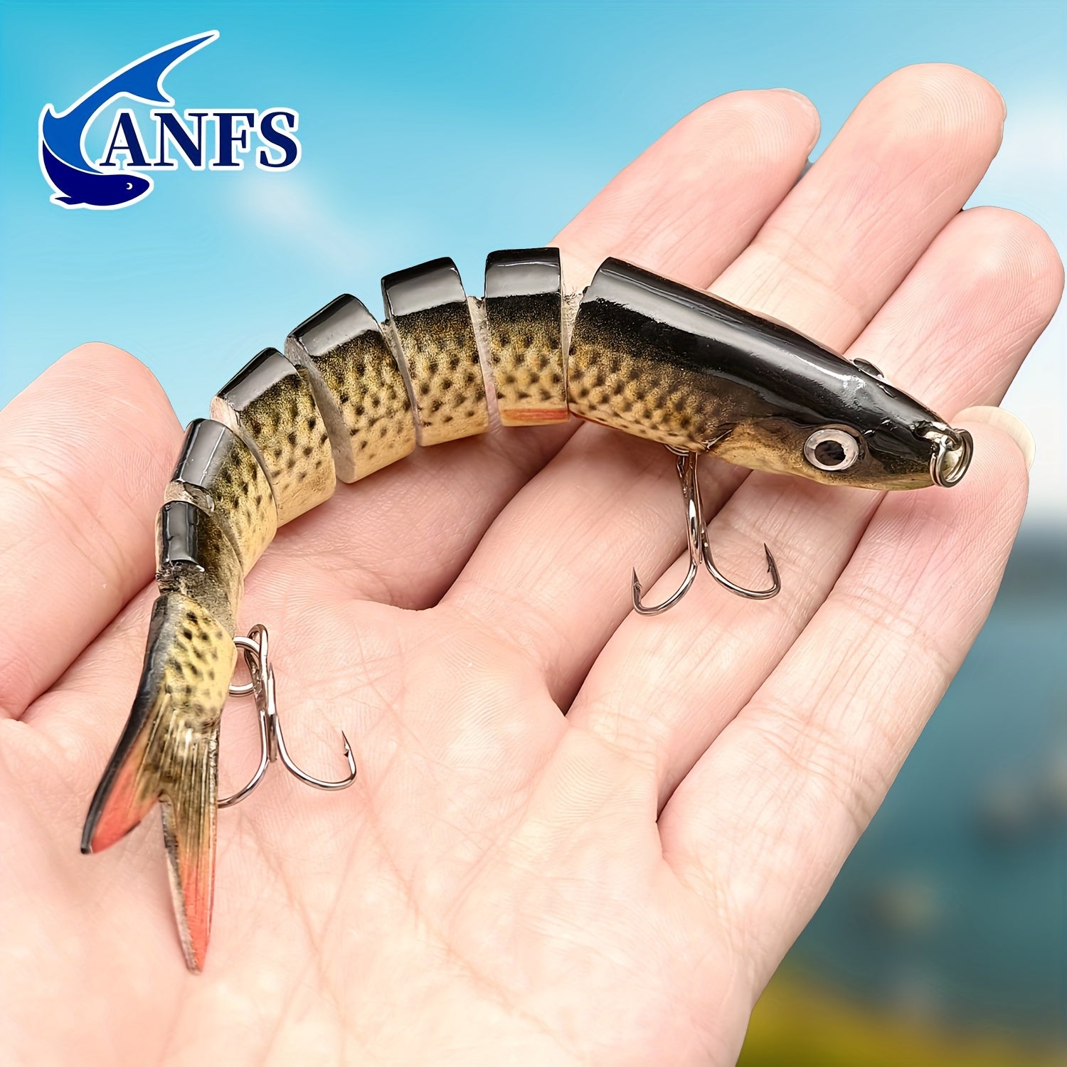 Multi-Jointed Swimbait Crankbait for Bass & Trout - Clickilix