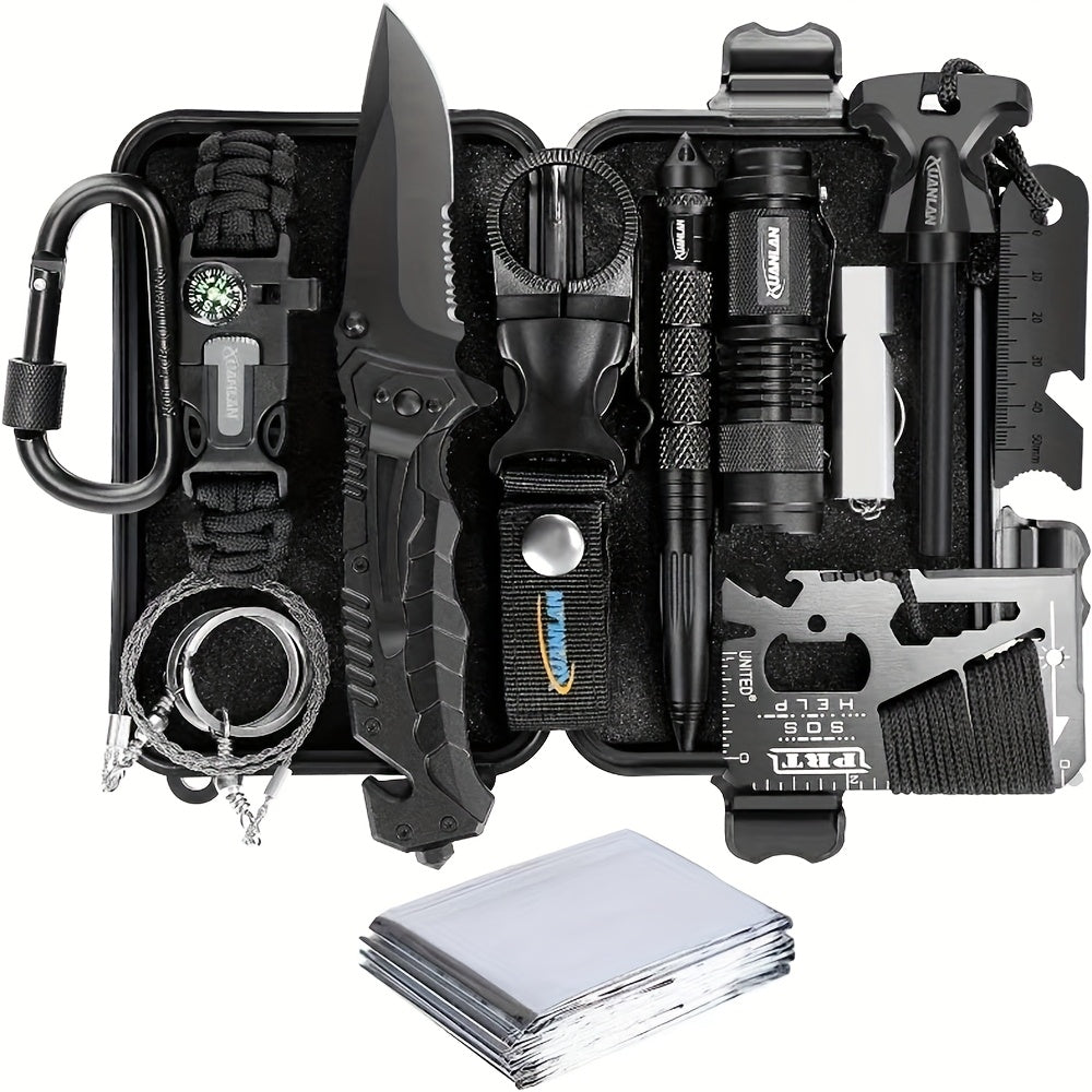 158pcs Survival Kit with 20 Insulation Blankets
