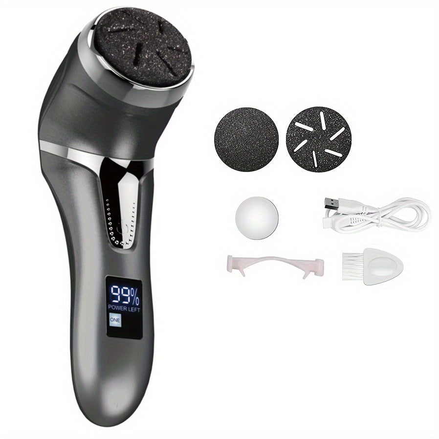 Rechargeable Electric Callus Remover – Vacuum & LCD Display - Clickilix
