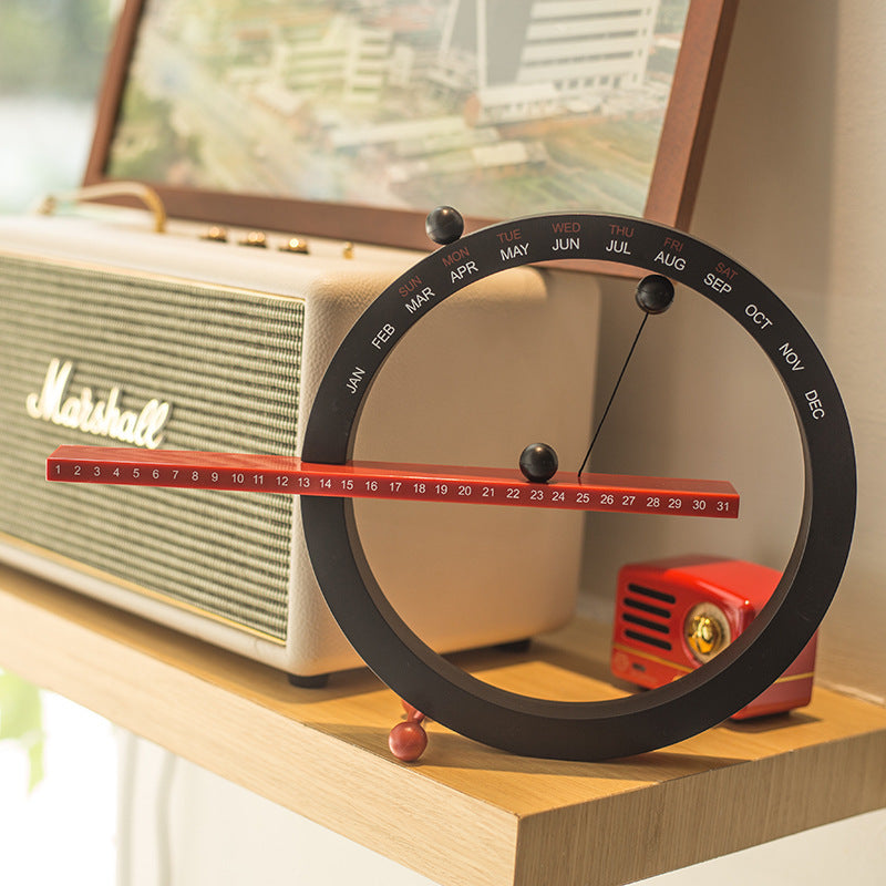 Creative Handmade Wooden Desk Calendar Decoration