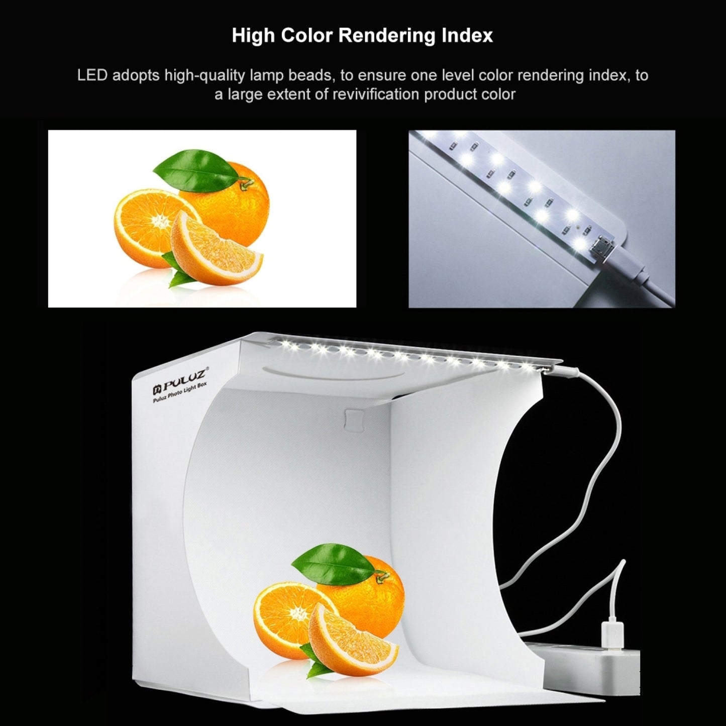 Portable LED Photo Studio Light Box