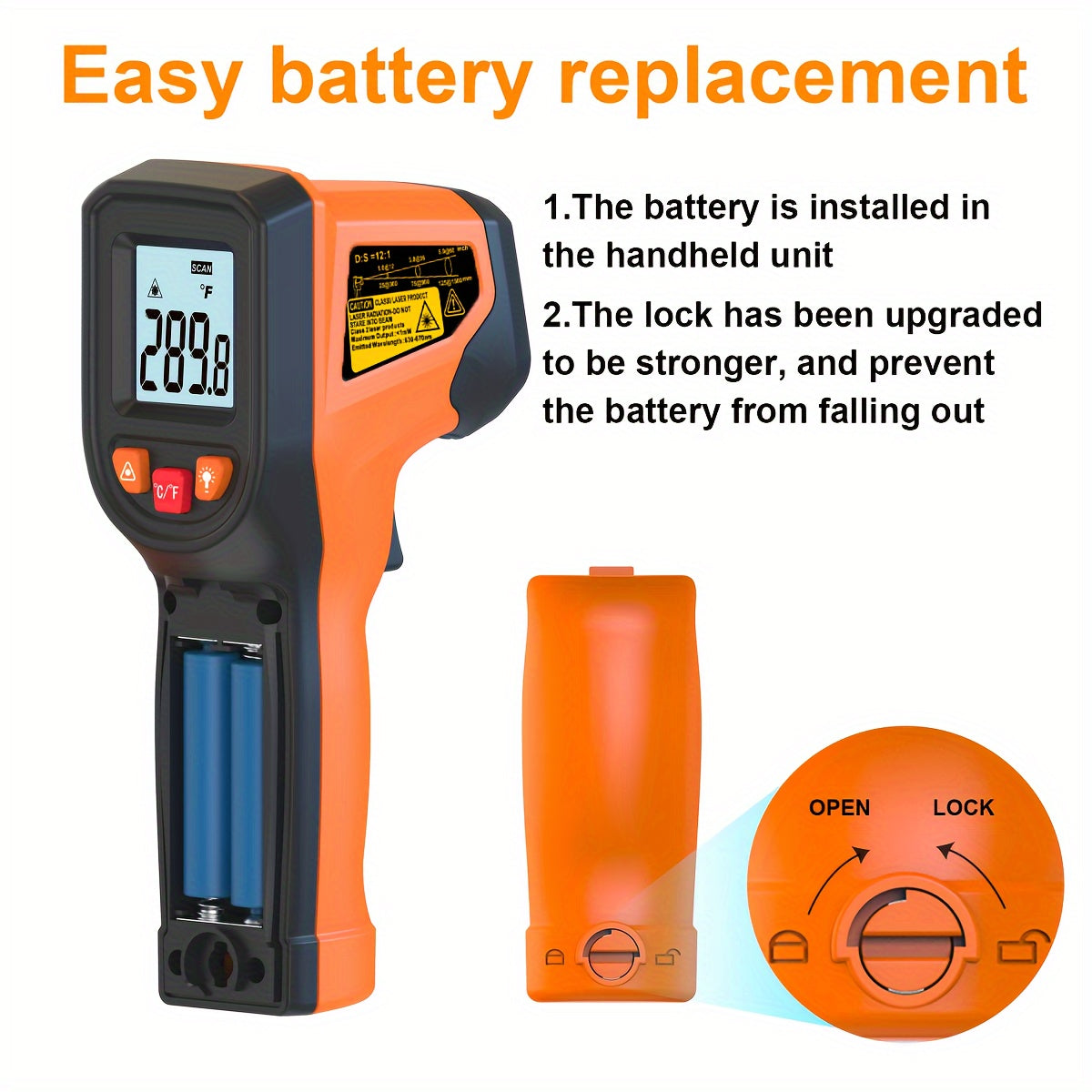 NJTY Infrared Thermometer Gun – High Precision, No Contact - Clickilix