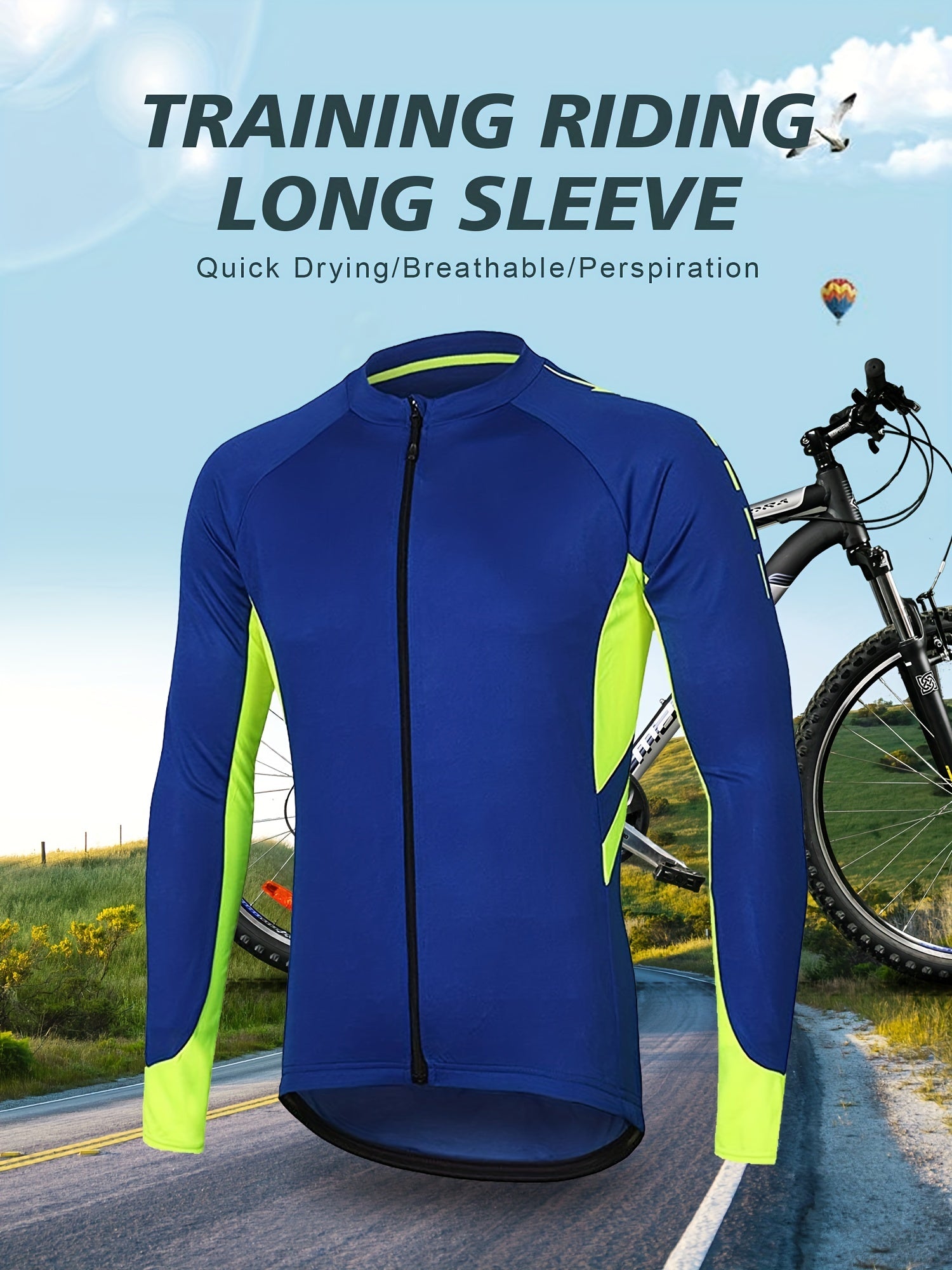 Men’s Elite Cycling Jersey – Quick-Dry, Full Zip, Pockets - Clickilix