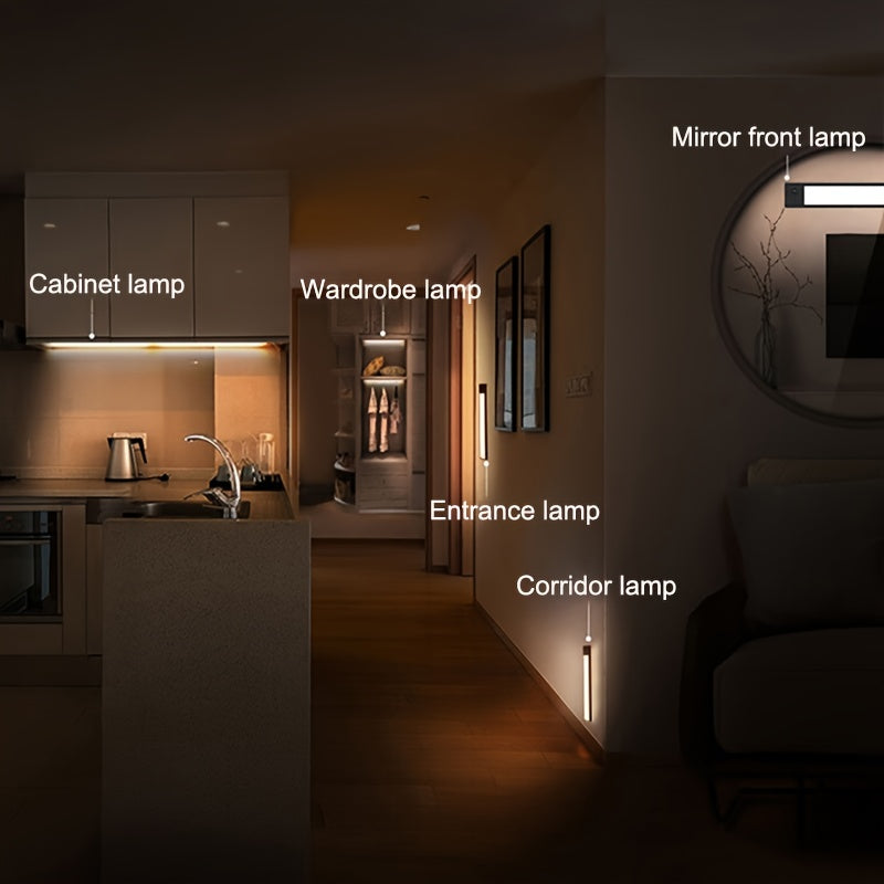 LED Motion Sensor Cabinet Light Rechargeable