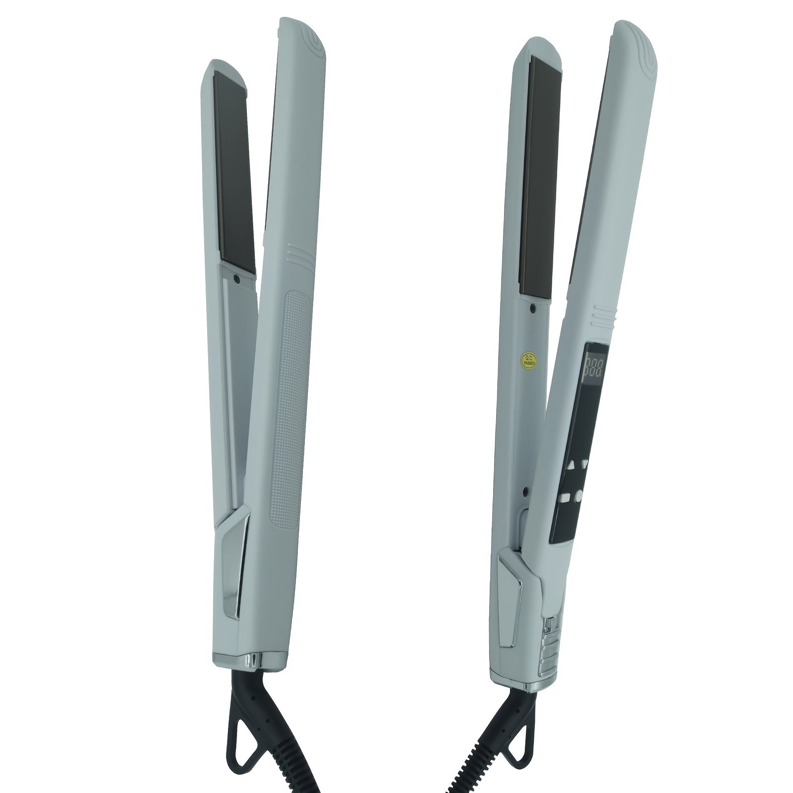 2-in-1 Tourmaline Hair Straightener – Flat & Curling Iron - Clickilix