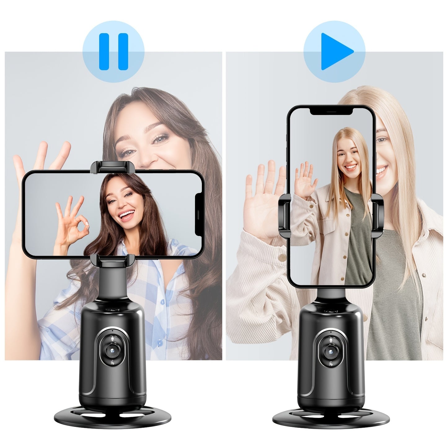 Auto Face Tracking Tripod for Vlogging & Streaming