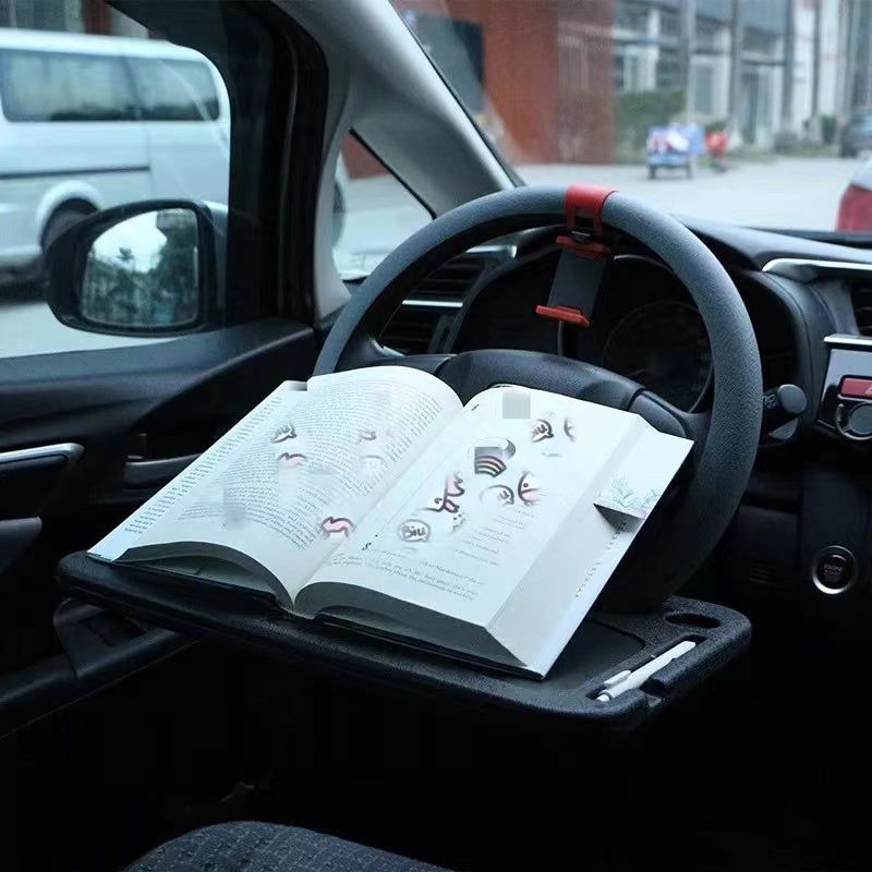 Multifunctional Car Steering Wheel Tray Table - Clickilix