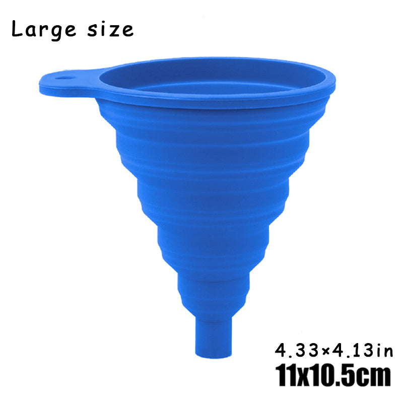Large Universal Silicone Car Oil Funnel