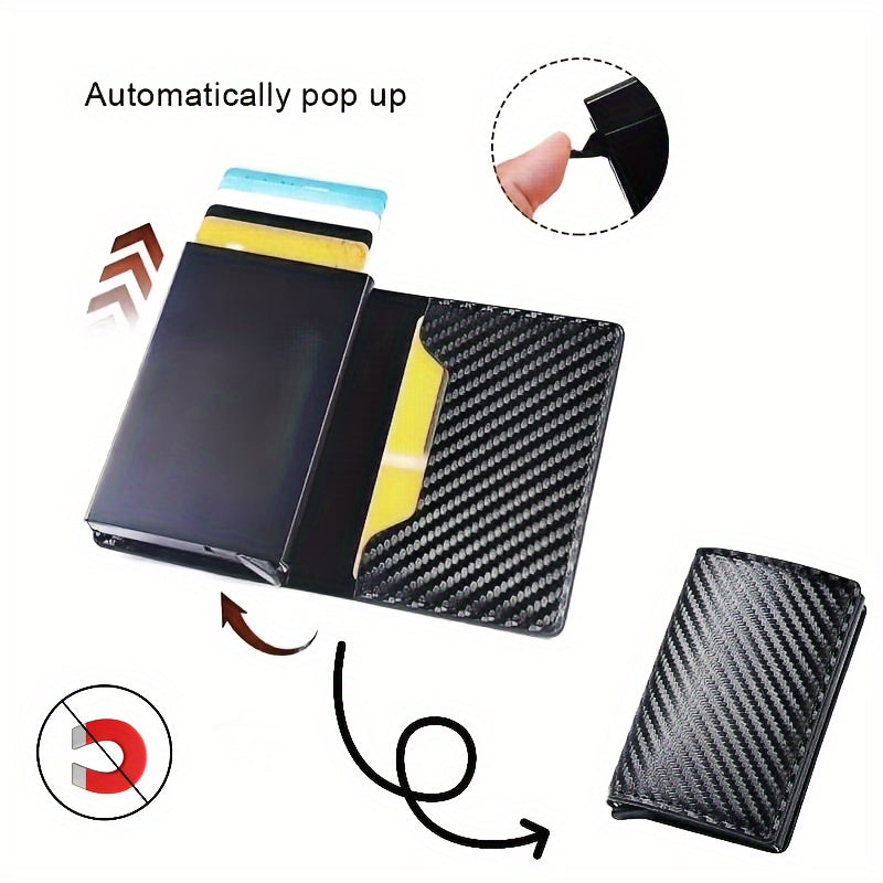 Men's RFID Blocking Card Holder – 6 Slots