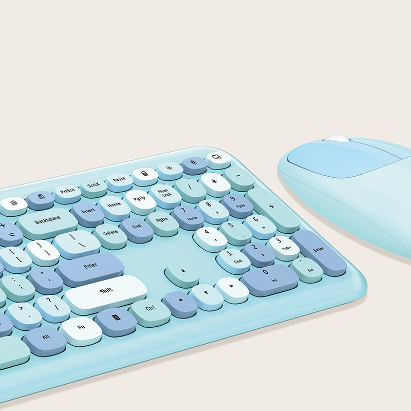 Silent USB Wireless Keyboard and Mouse Set - Clickilix