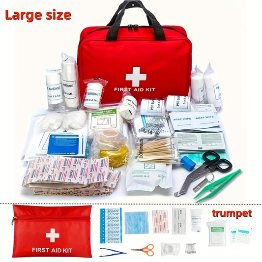 Portable First Aid Kit for Home, Car, Camping