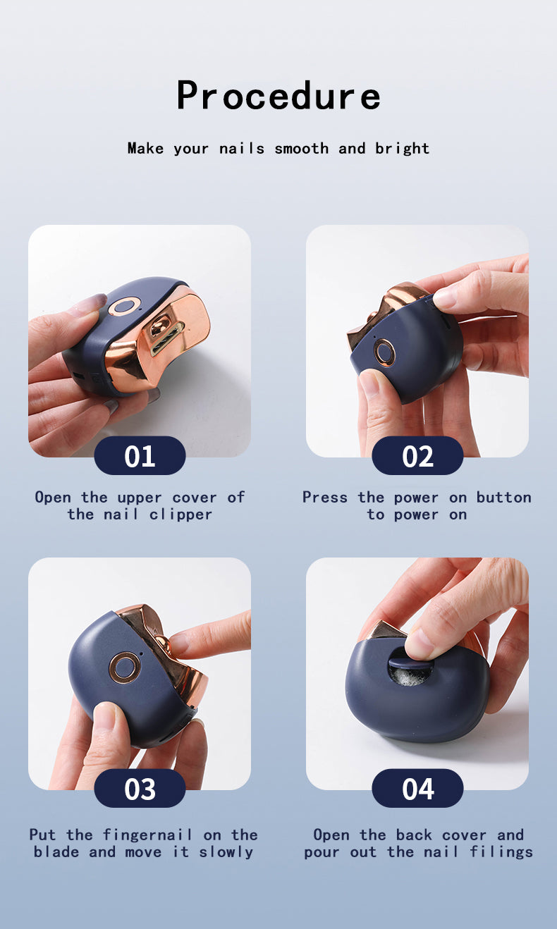 USB Rechargeable Electric Nail Clippers