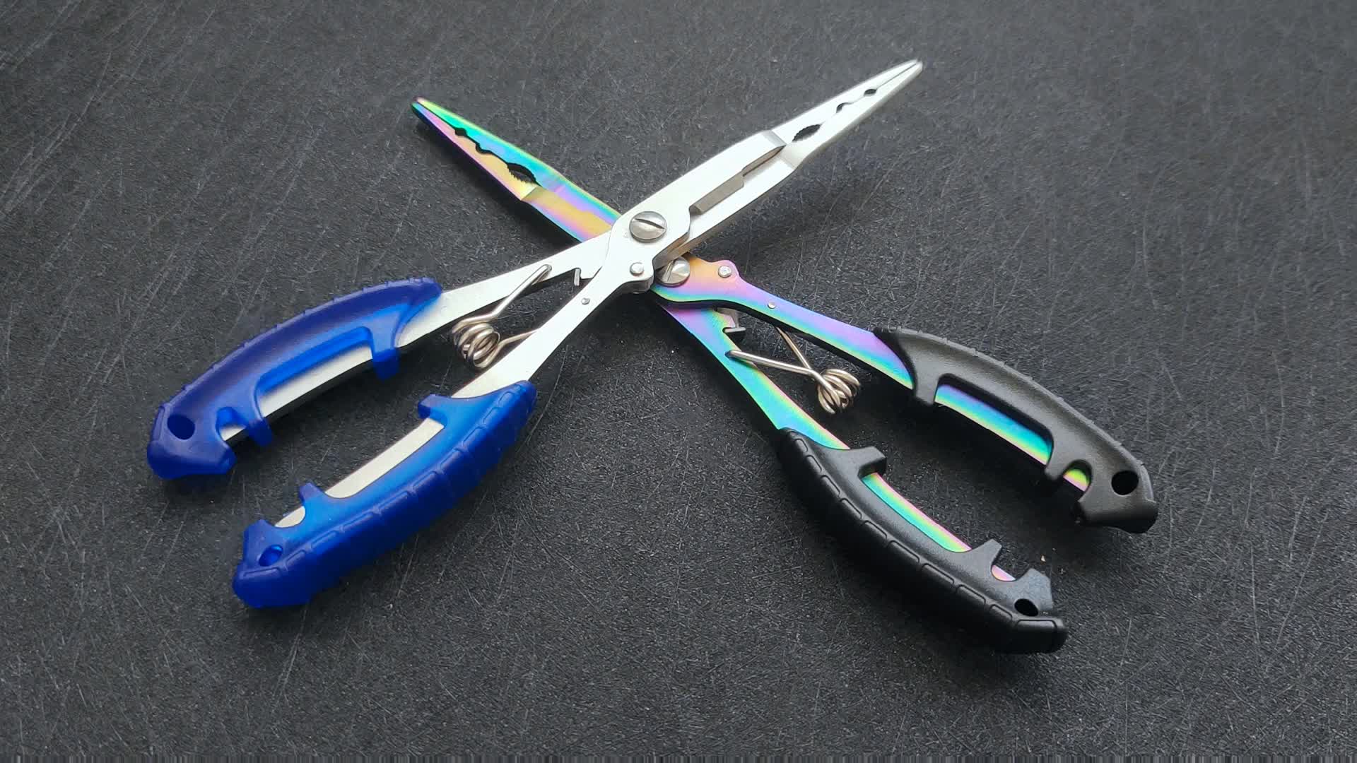 Saltwater Fishing Pliers – Rust-Proof with Sheath & Lanyard - Clickilix