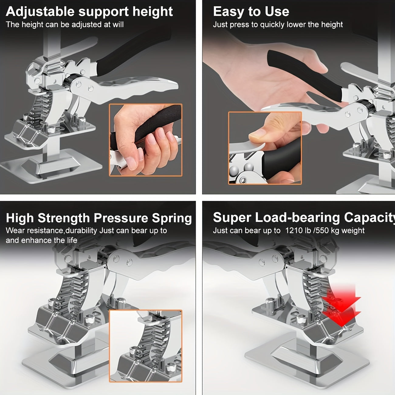 2pcs Adjustable Arm Tool Lift Set