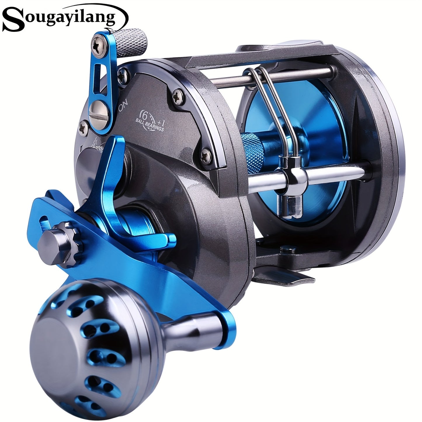 Sougayilang 6+1BB Spinning Reel – Smooth & Lightweight - Clickilix