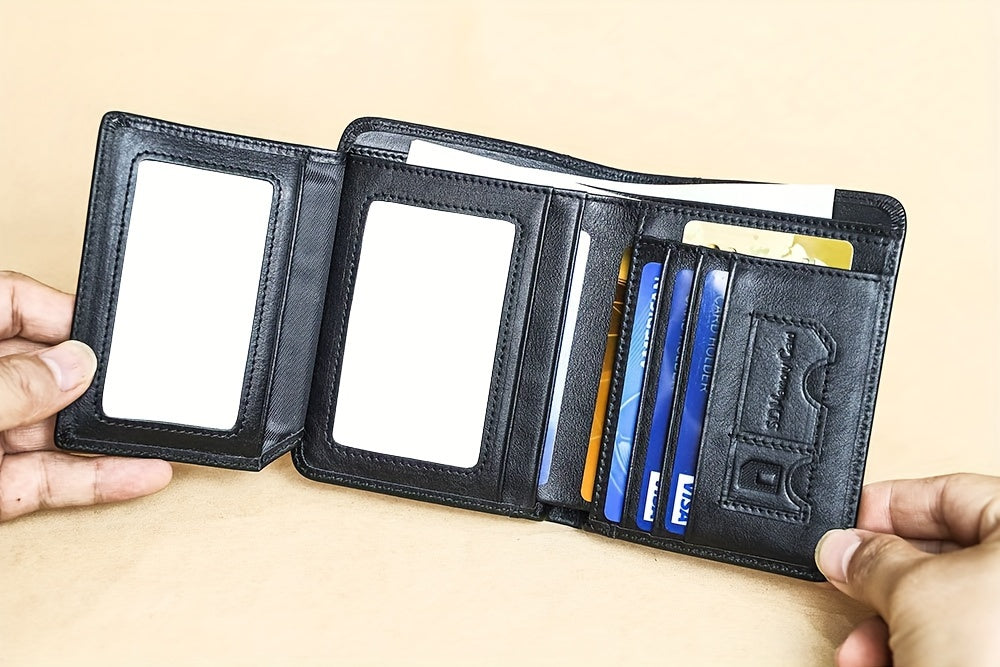 Vintage RFID Leather Wallet for Men