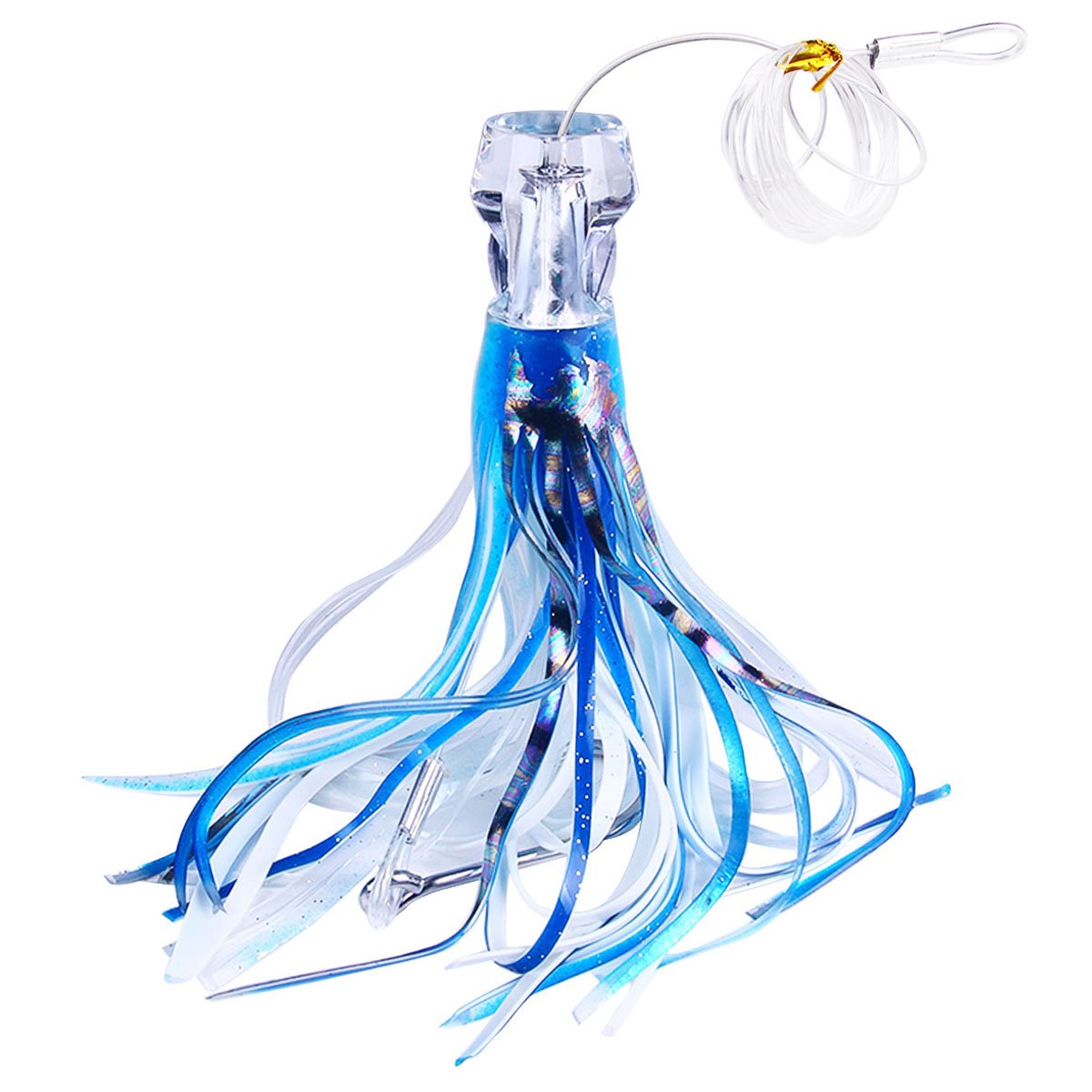 Resin Octopus Skirt Lure – 22cm Deep Sea Trolling Bait - Clickilix