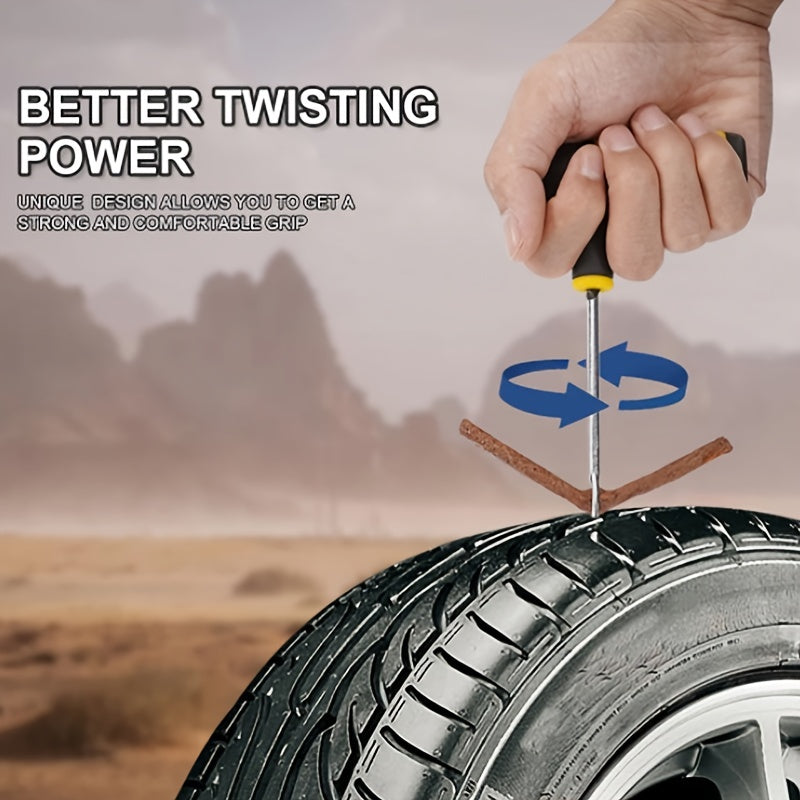 Car & Motorcycle Tire Repair Kit – Fix Punctures Easily - Clickilix