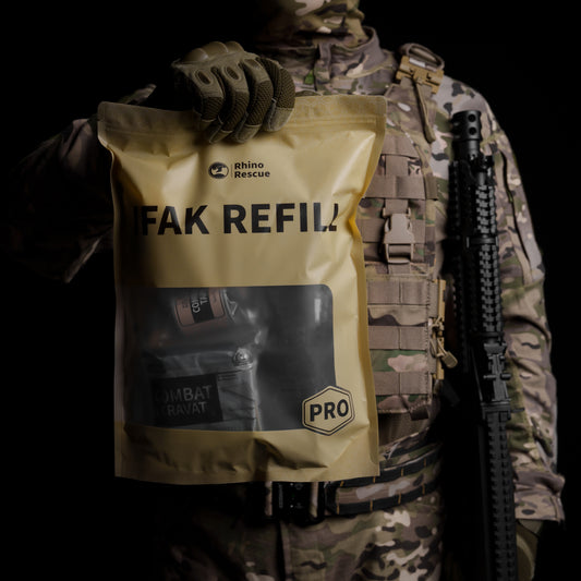 Rhino Rescue 11pcs Tactical Trauma First Aid Kit
