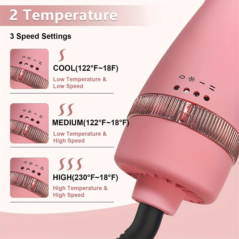 3-in-1 Hot Air Brush Hair Dryer Tool