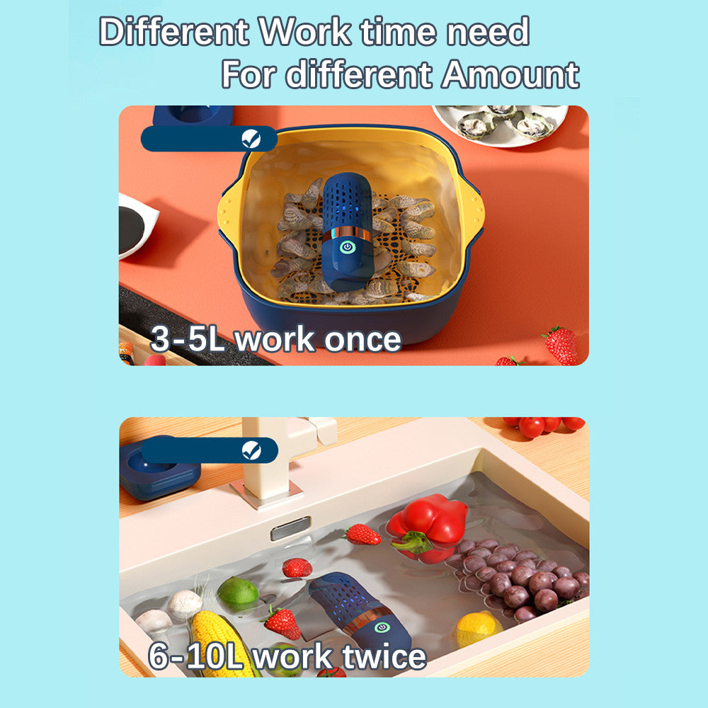 USB Rechargeable Fruit & Veggie Cleaner with Ion Tech