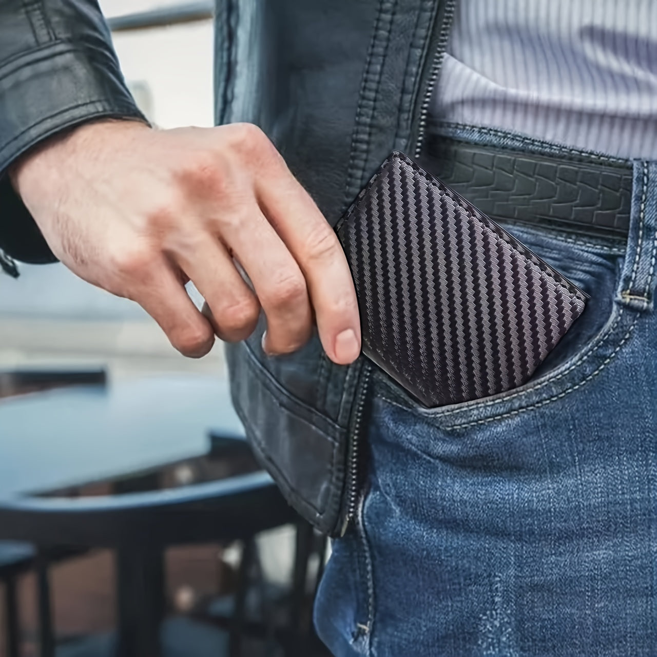 Men's RFID Blocking Card Holder – 6 Slots