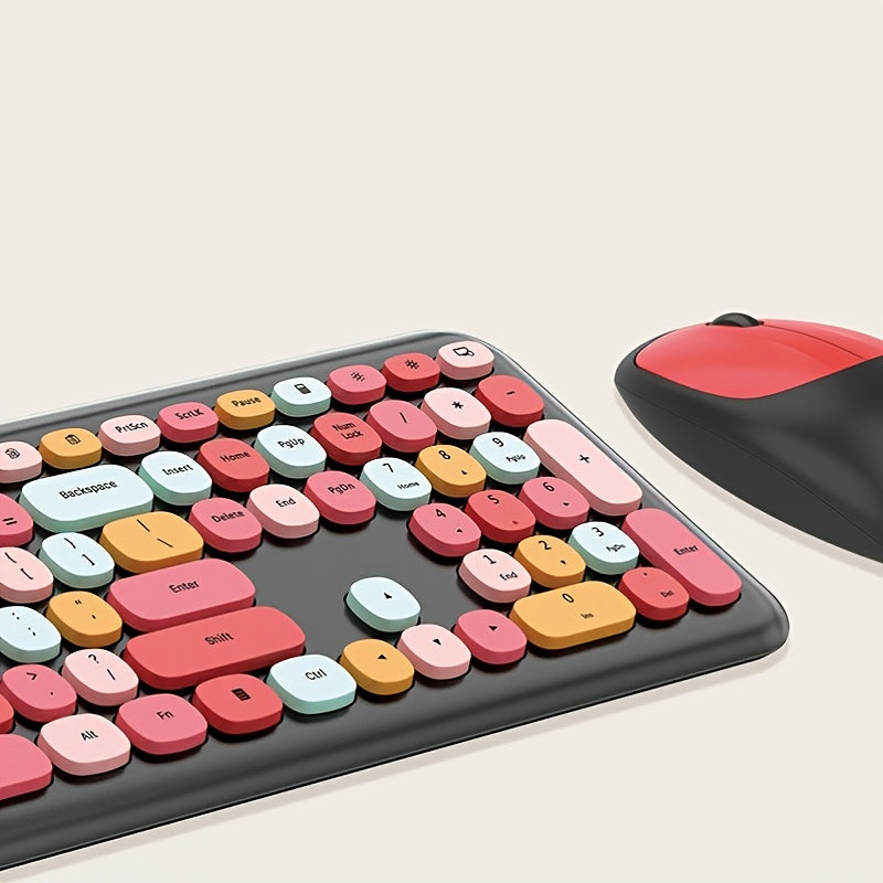 Silent USB Wireless Keyboard and Mouse Set - Clickilix