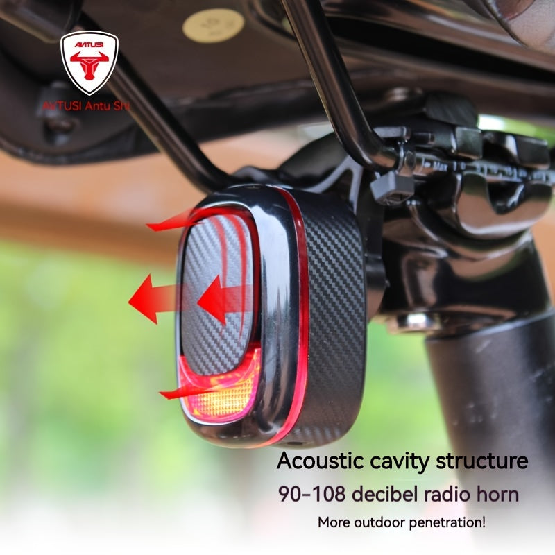Wireless Bike Taillight with Brake Sensor & Alarm