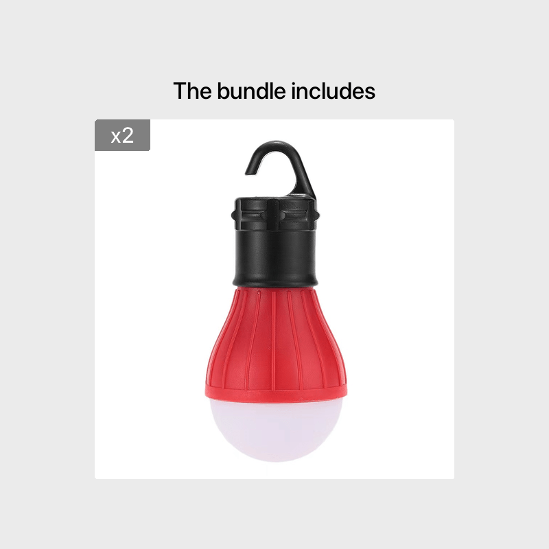 Portable 3LED Outdoor Hook Pendant Light - Clickilix