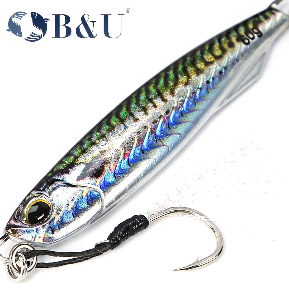 Ultimate Metal Jig Spoon – 3D Saltwater Fishing Lure - Clickilix