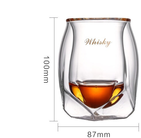 Crystal Whiskey Glass Elegant Tumbler for Spirits