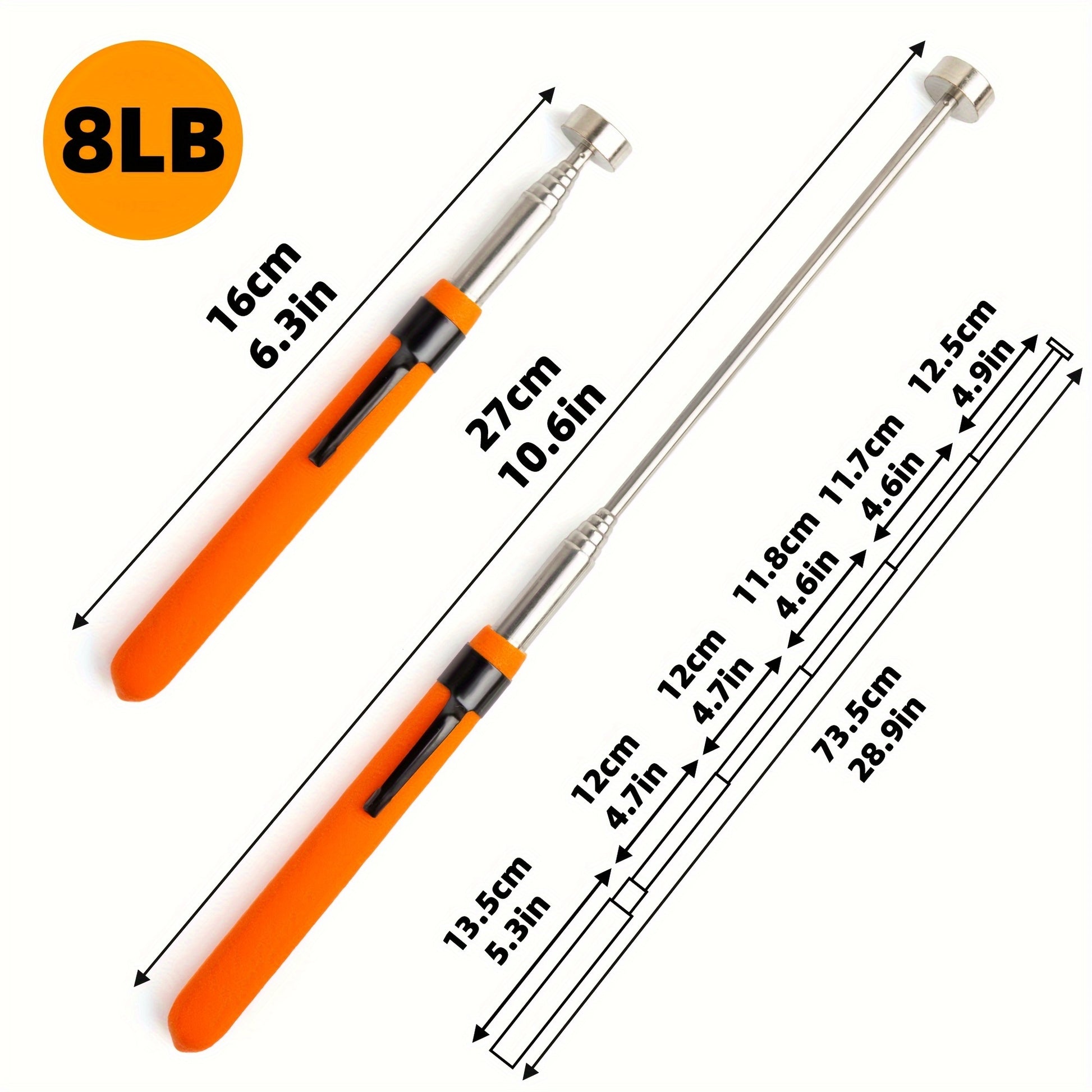 Telescopic Magnetic Pickup Tool for Small Objects - Clickilix