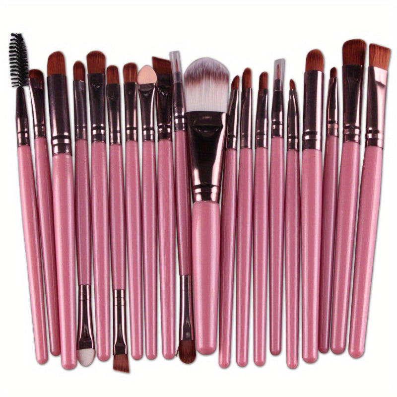 20/23pcs Professional Makeup Brush Set – Black or Purple - Clickilix