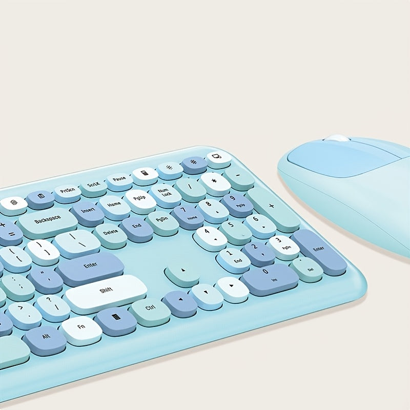 Silent USB Wireless Keyboard and Mouse Set - Clickilix