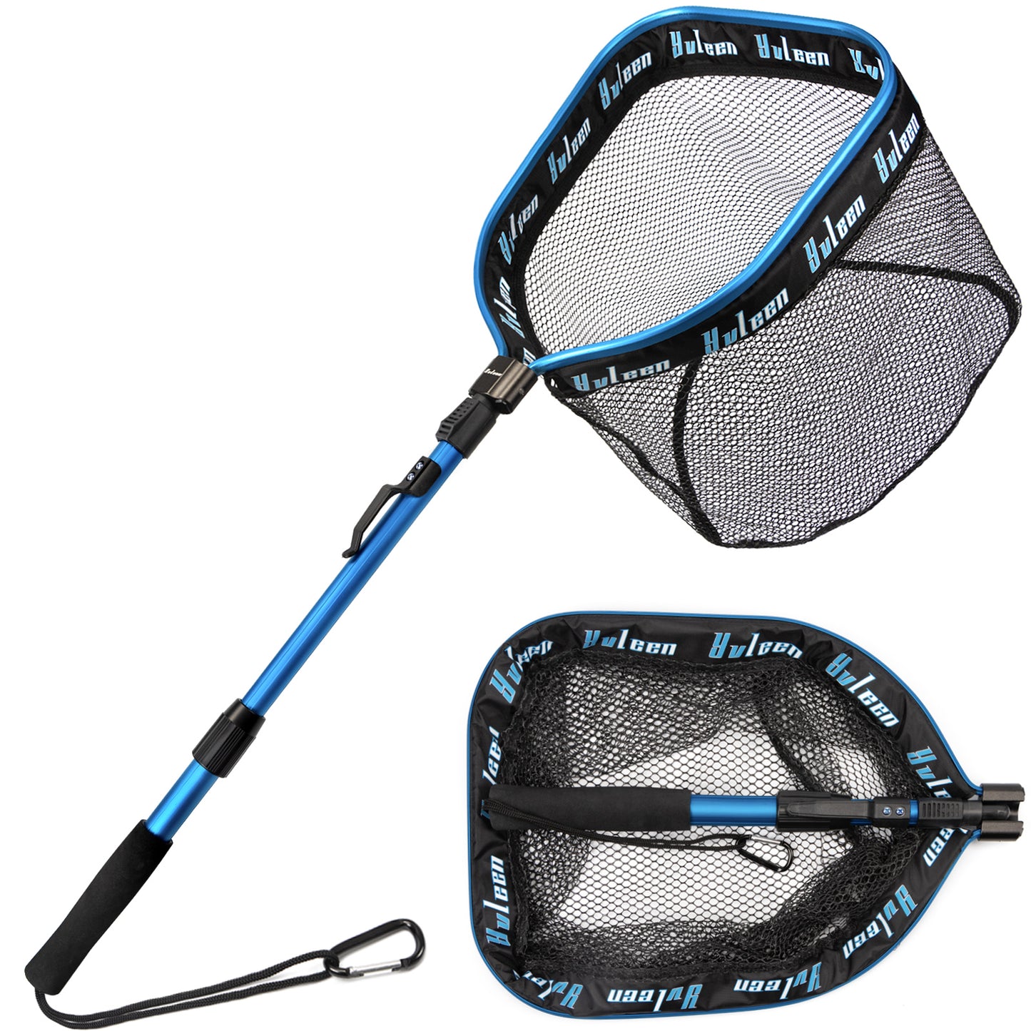 YVLEEN Floating Fishing Net with Aluminum Frame