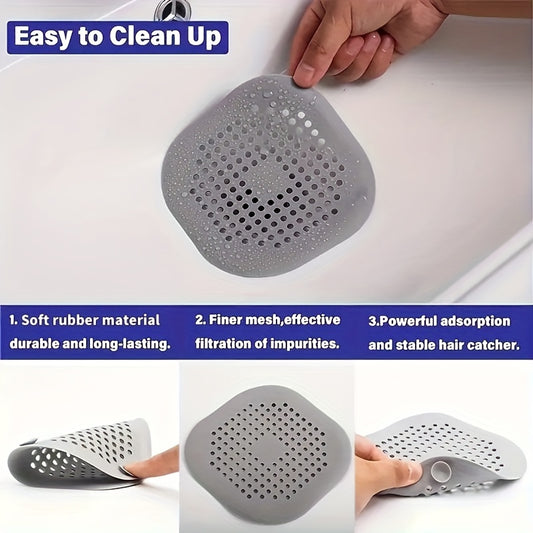 Silicone Hair Catcher Drain Cover Set