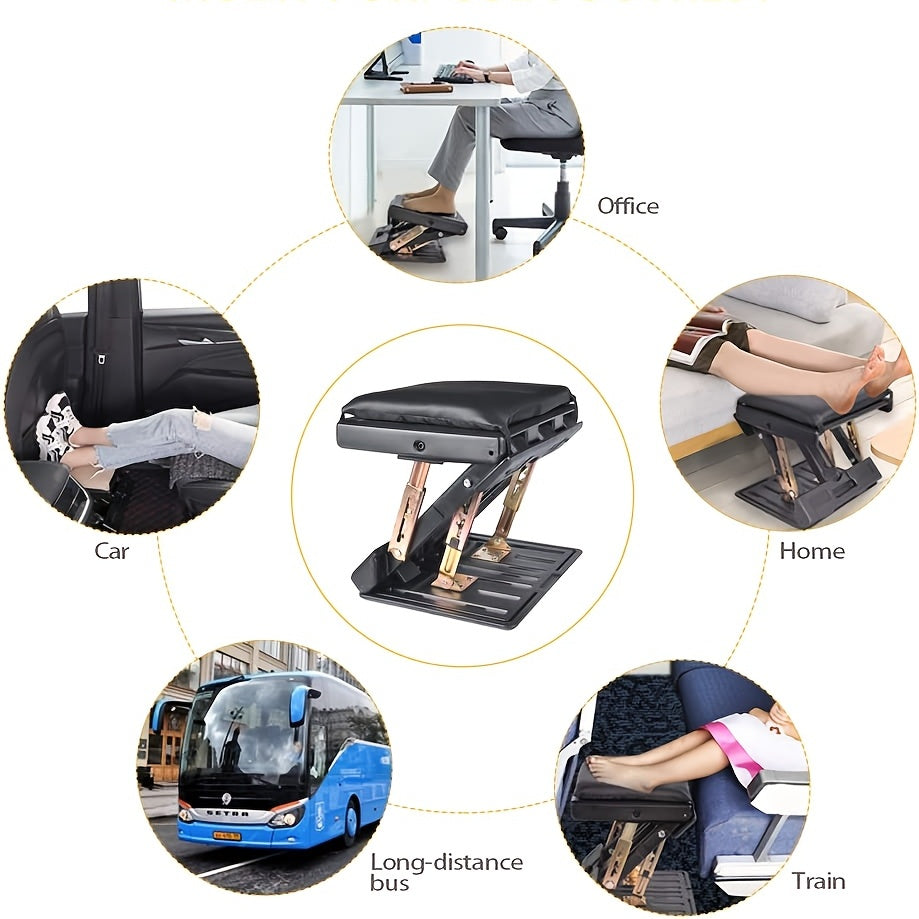 Ergonomic Adjustable Footrest for Office & Home