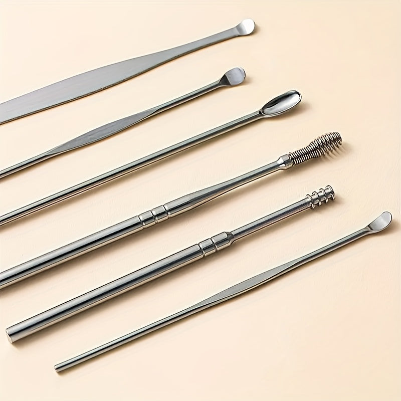 6-in-1 Stainless Steel Ear Wax Kit