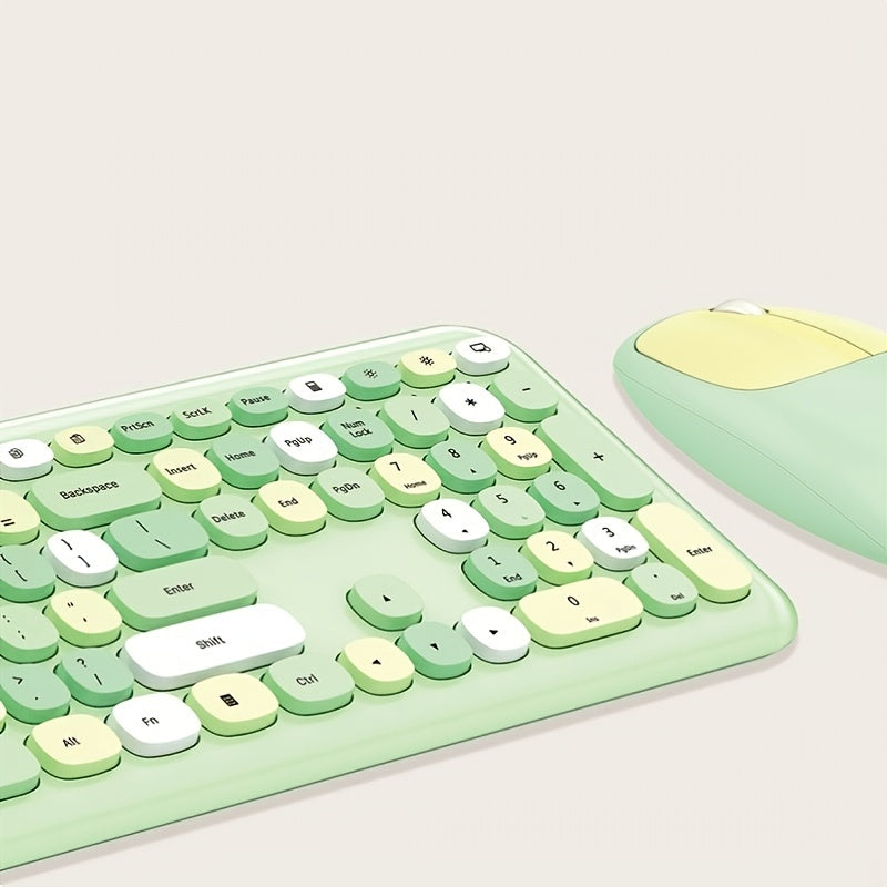 Silent USB Wireless Keyboard and Mouse Set - Clickilix