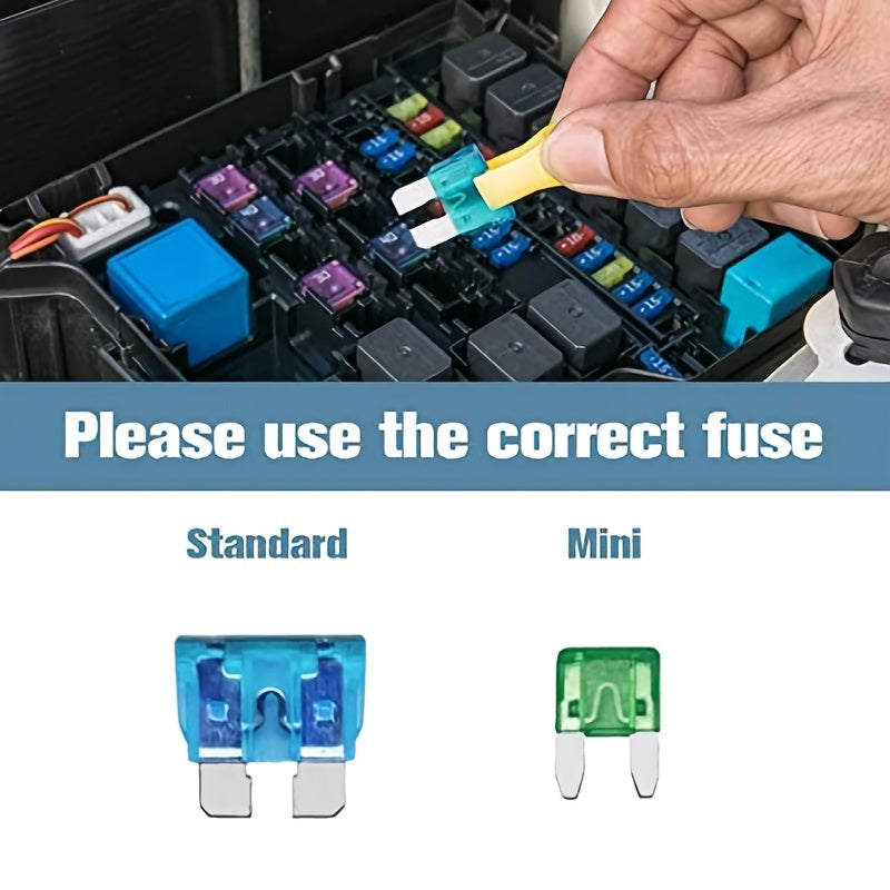 300pcs Car Blade Fuse Assortment Kit Set - Clickilix