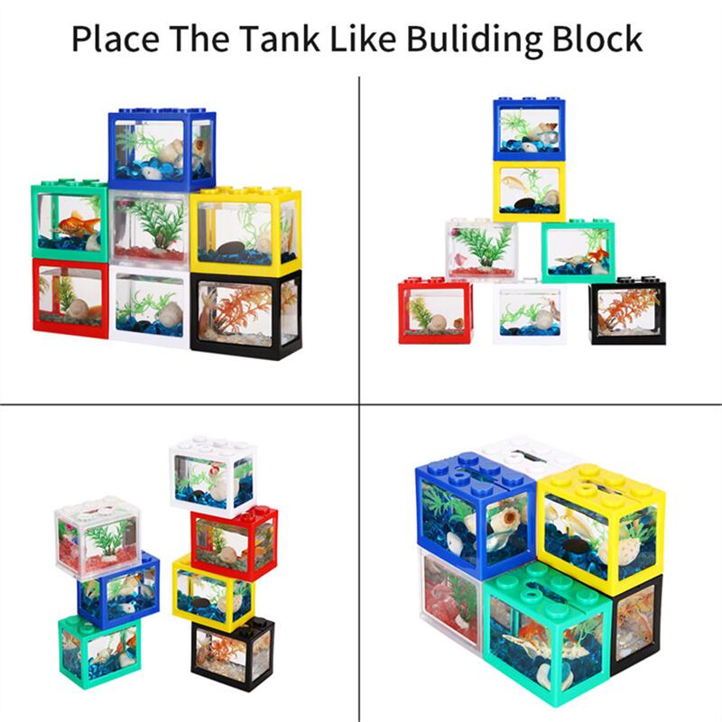 High-Quality Mini Plastic Fish Tank – Compact & Clear - Clickilix