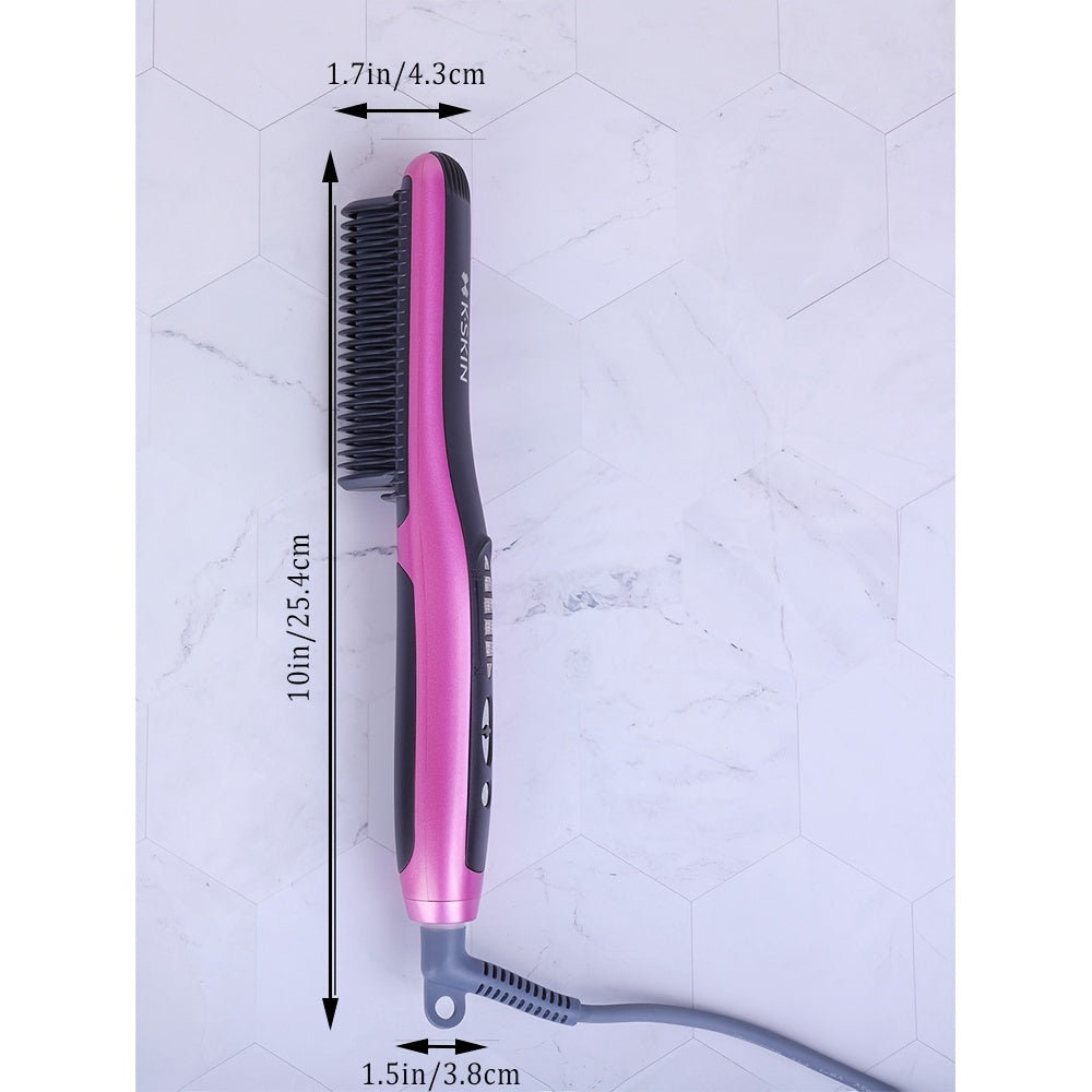 Ceramic Hair Straightening Brush Rapid Heat