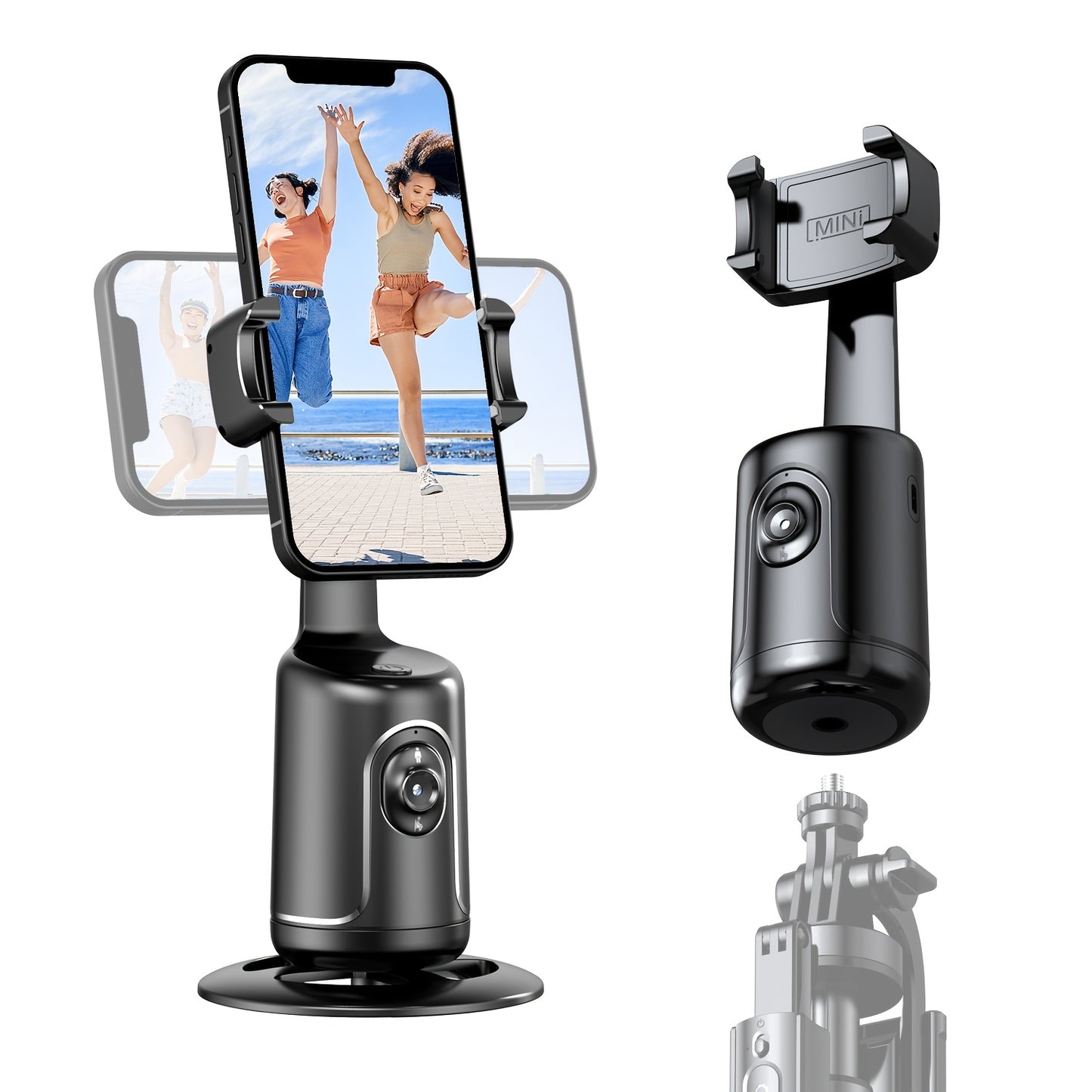 Auto Face Tracking Tripod for Vlogging & Streaming