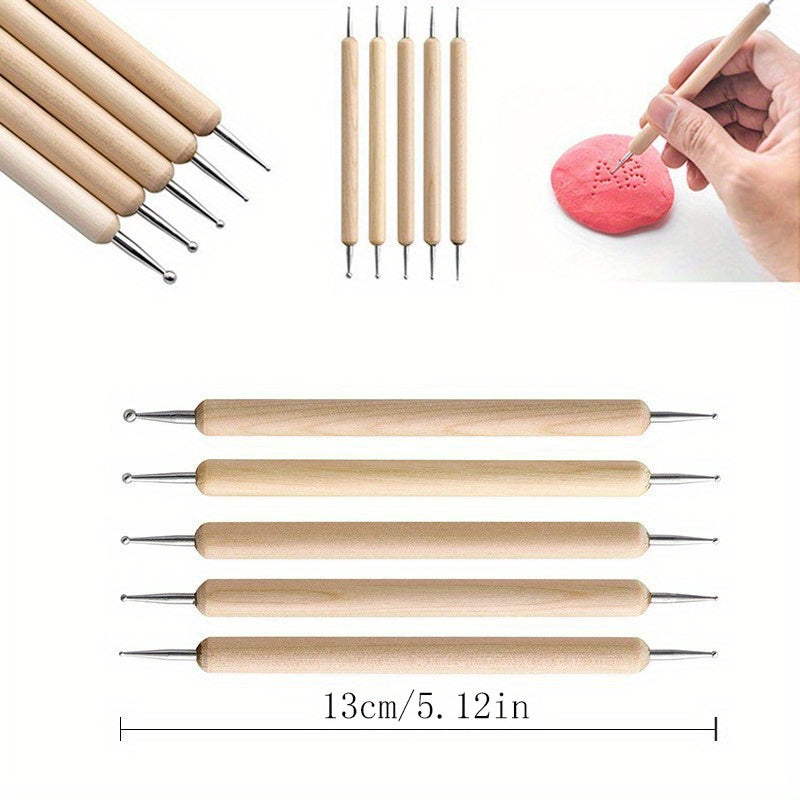 24pcs Polymer Clay Sculpting Tools Kit